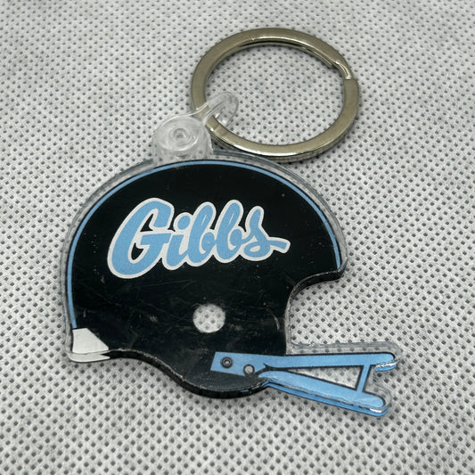 Helmet Keychain, Retro Black